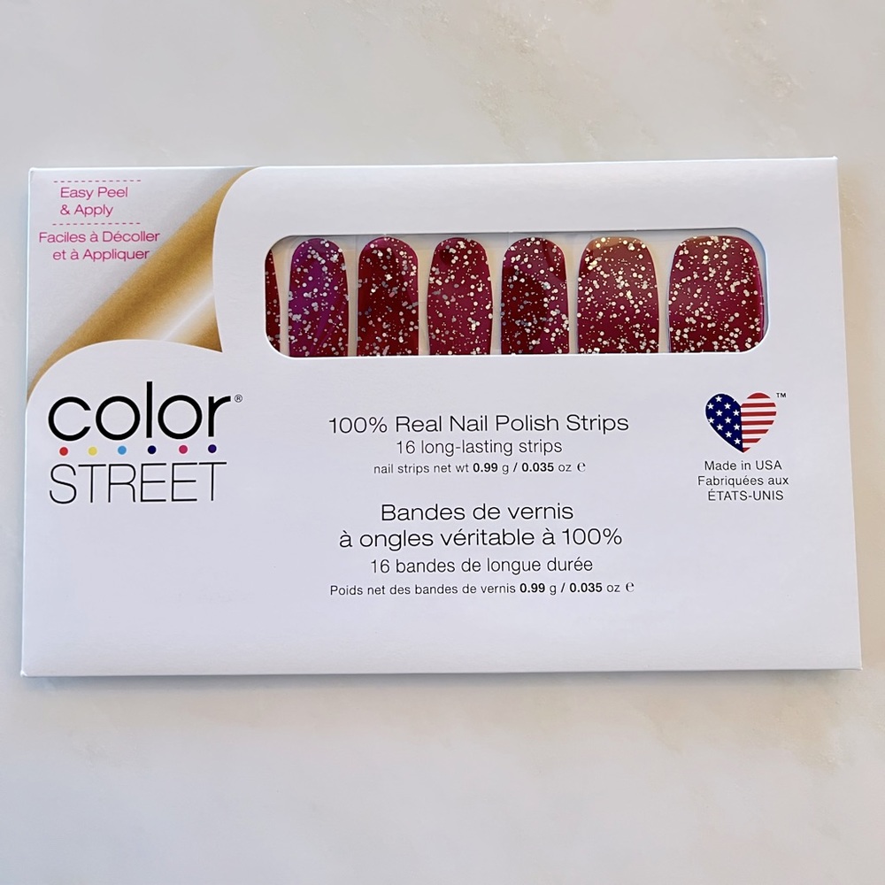 Color Street: Wine Down nail strips - 4 for $20
